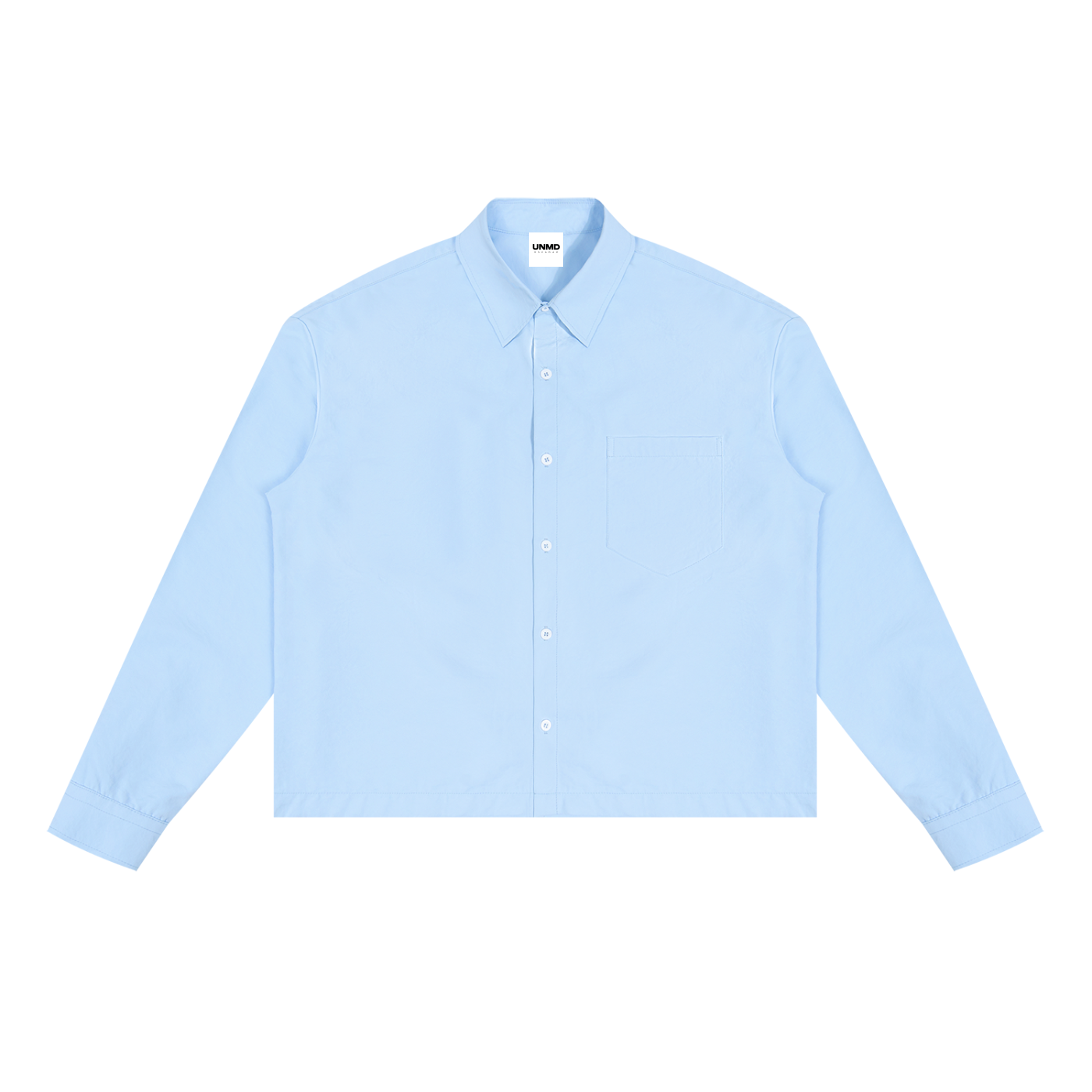 Blue Bloom Boxy Shirt