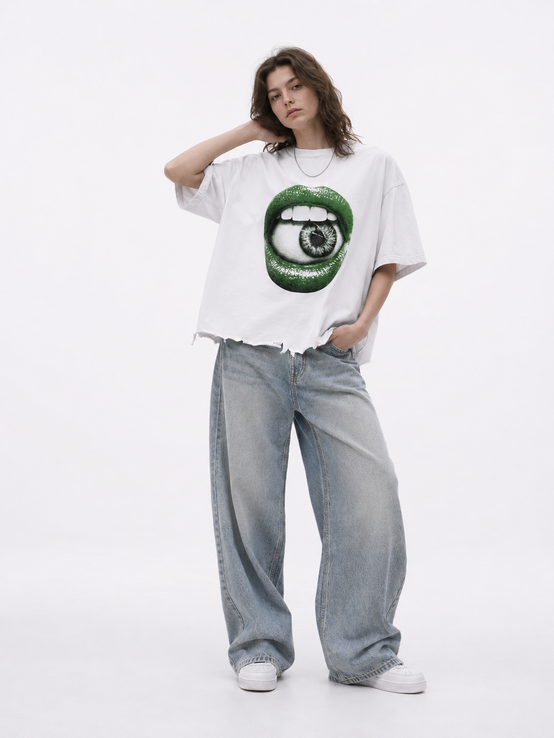 Sightline Raw Hem Tee