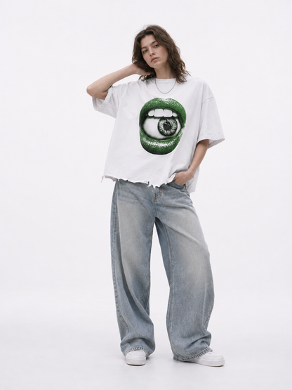 Sightline Raw Hem Tee
