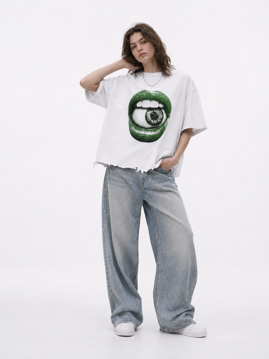 Sightline Raw Hem Tee
